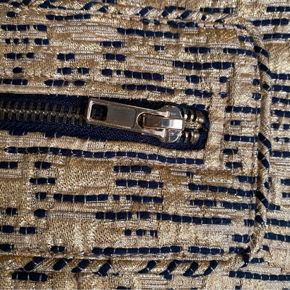 ⭐️ MANGO GOLD BLACK METALLIC BLAZER JACKET! - Picture 11 of 14